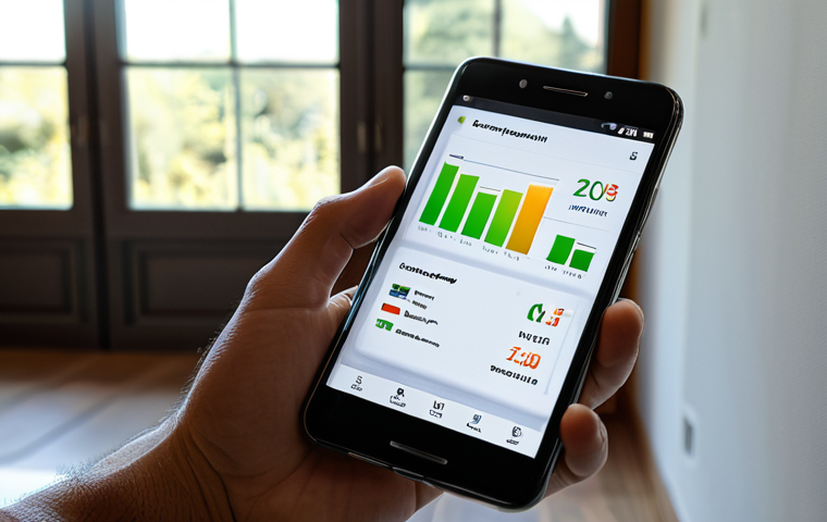AI-Powered Energy Efficiency**
"A sleek, modern smartphone displaying a detailed graph of energy consumption, with AI icons subtly overlaid, indicating proactive optimization. Environment: A cozy Italian home interior, perhaps with sunlight streaming through a window. Clothing: A person's hands are visible, holding the phone, wearing a casual, stylish, but modest outfit. Safe for work, appropriate content, fully clothed, professional, family-friendly, perfect anatomy, correct proportions, natural pose, high quality, well-formed hands, proper finger count, natural body proportions."
**